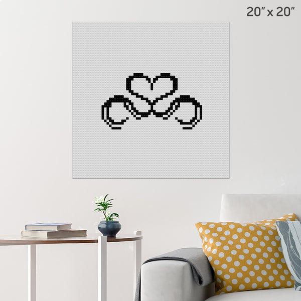 Swan Brick Poster