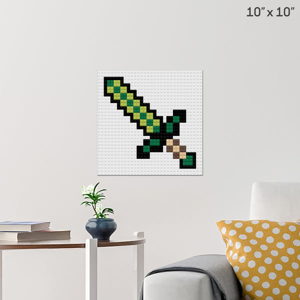 Sword Brick Poster