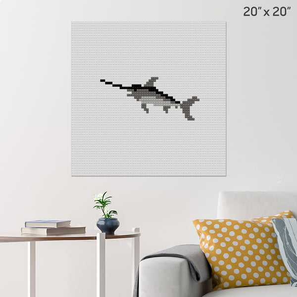 Swordfish Brick Poster