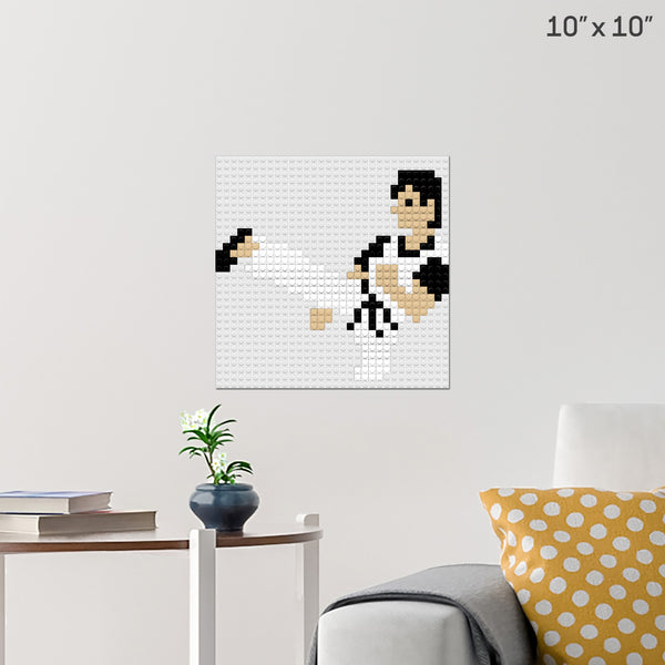 Taekwondo Brick Poster