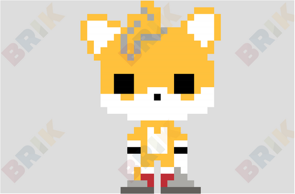 Tails Pixel Art