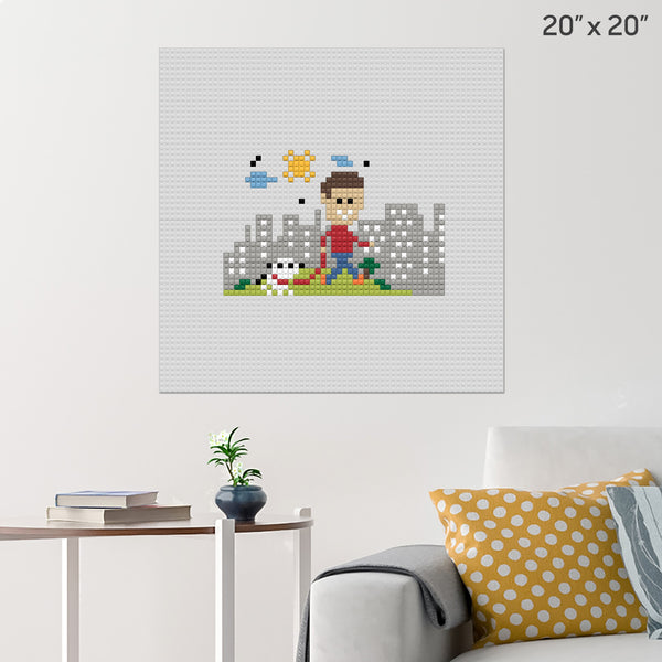Take a Walk in the Park Day Brick Poster