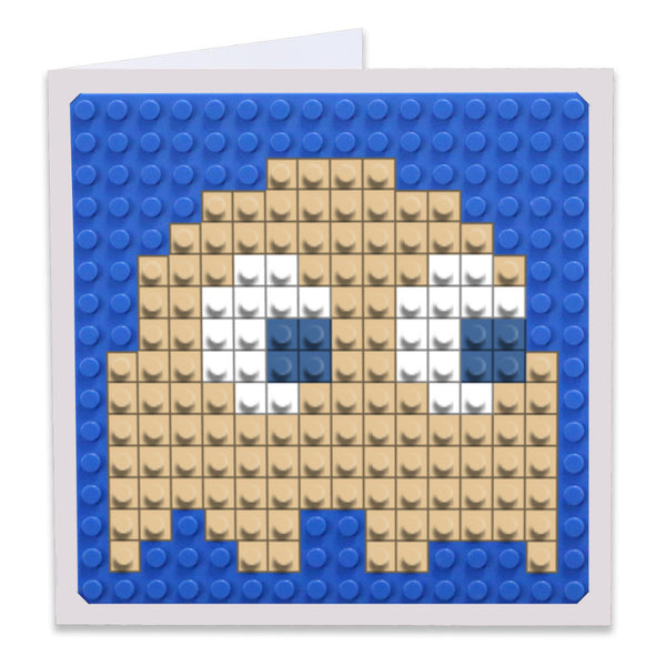 Tan Ghost Greeting Card