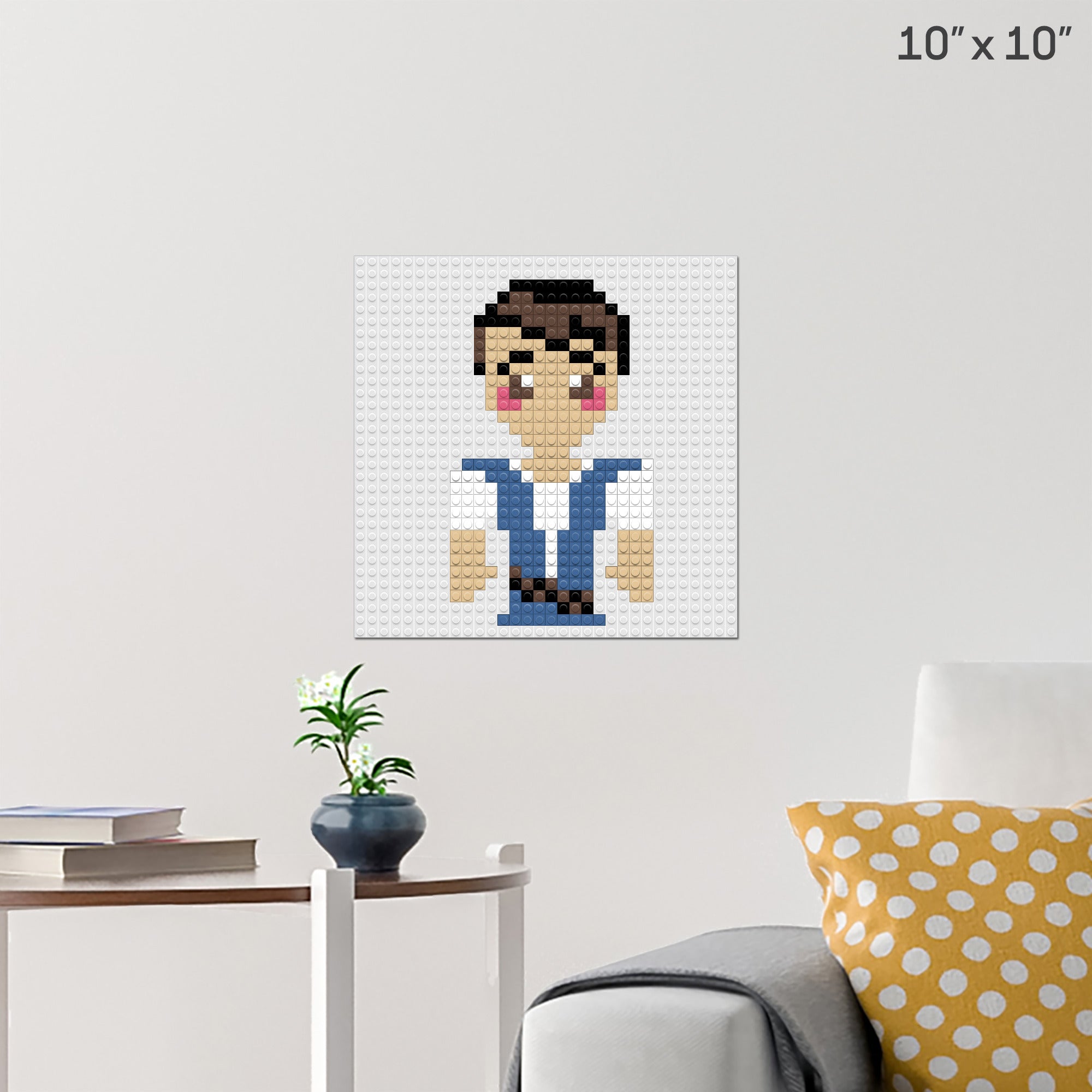 Tangled Flynn Rider Pixel Art Wall Poster - Build Your Own with Bricks ...