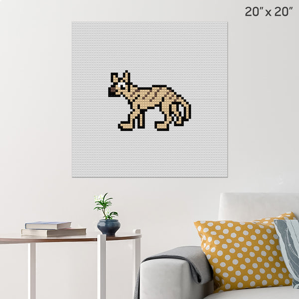 Tasmanian Tiger Brick Poster