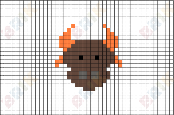 Taurus Pixel Art