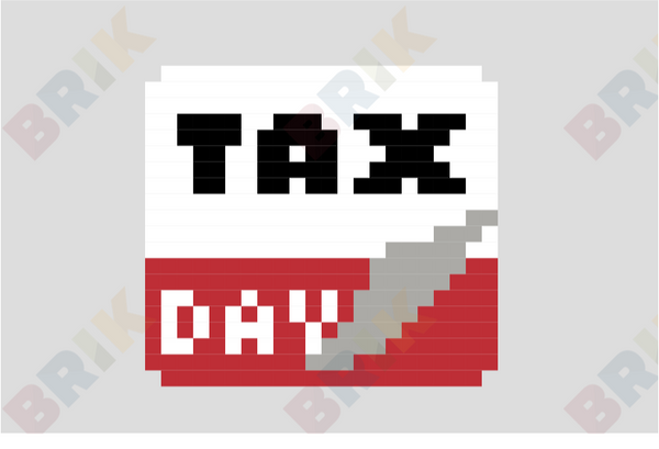Tax Day Pixel Art