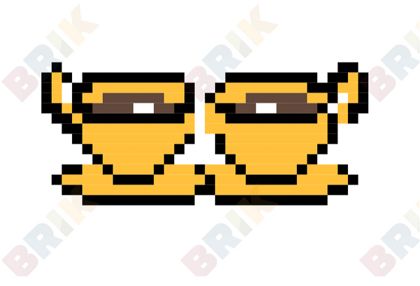 Tea for Two Tuesday Pixel Art