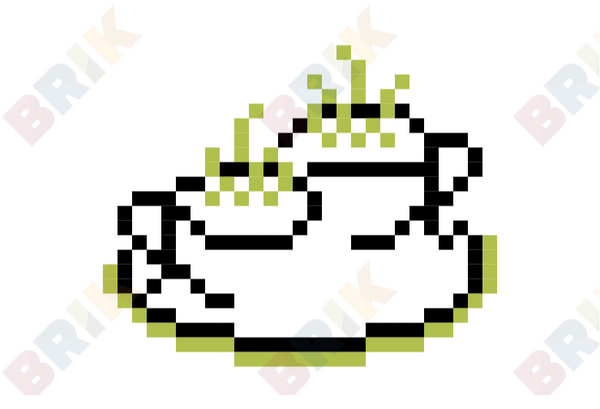 Tea for Two Tuesday Pixel Art