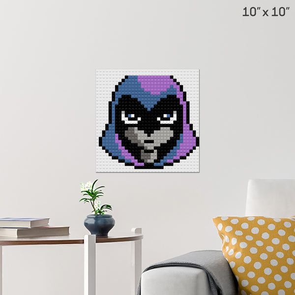 Teen Titans Raven Brick Poster