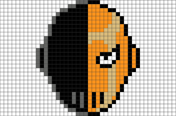 Teen Titans Slade Pixel Art