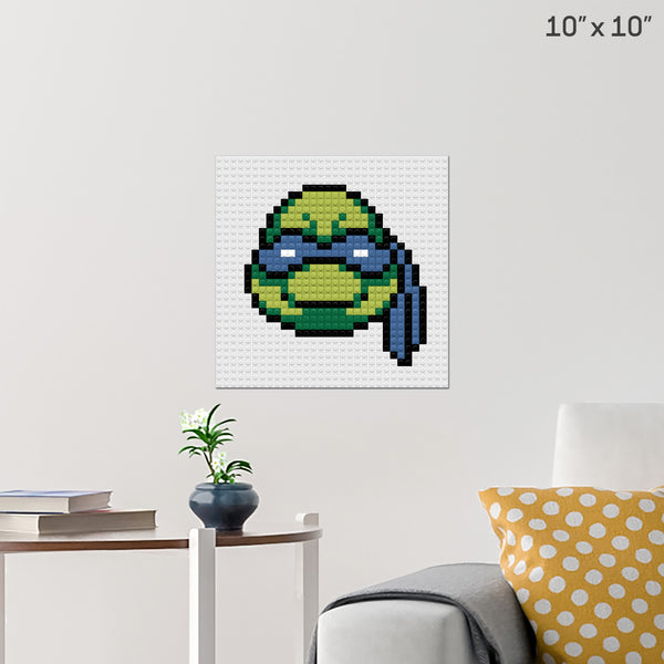 Teenage Mutant Ninja Turtles Leonardo Brick Poster