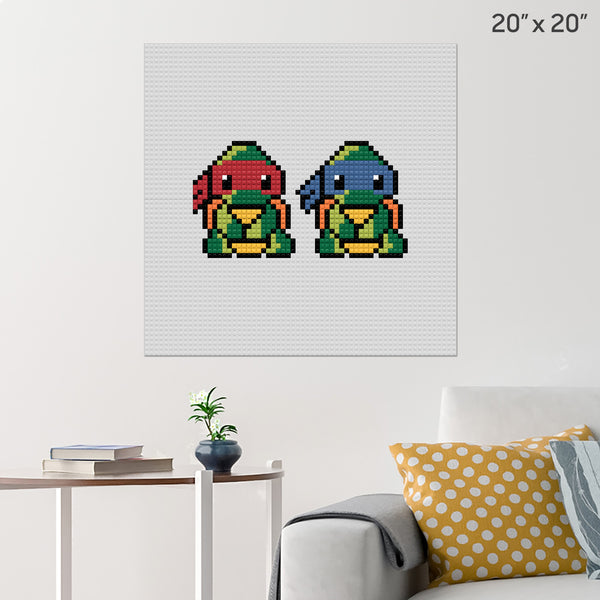 Teenage Mutant Ninja Turtles Brick Poster