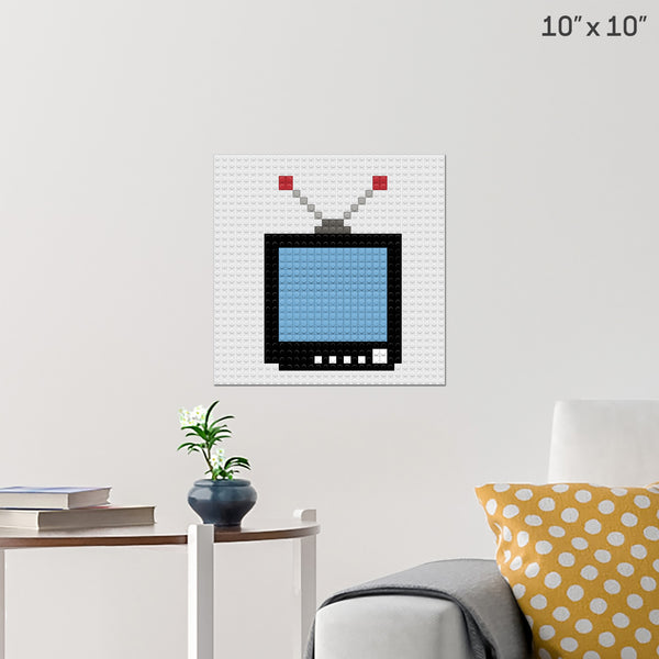 Television Brick Poster