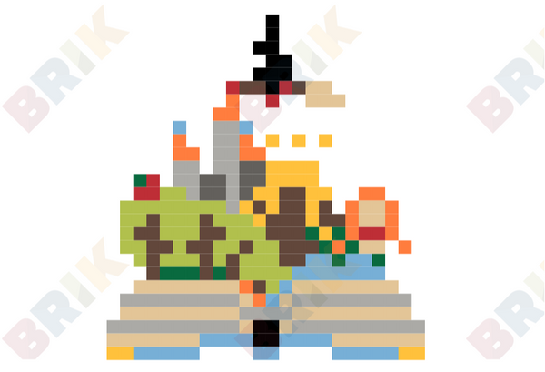 Tell a Fairy Tale Day Pixel Art
