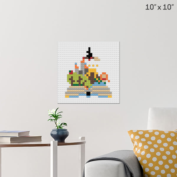 Tell a Fairy Tale Day Brick Poster