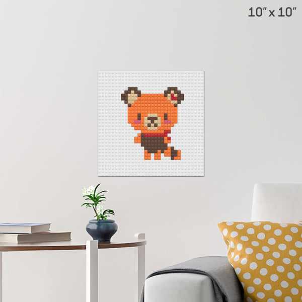 Tenorikuma Brick Poster