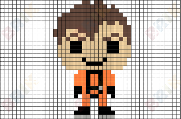 Tenth Doctor Pixel Art