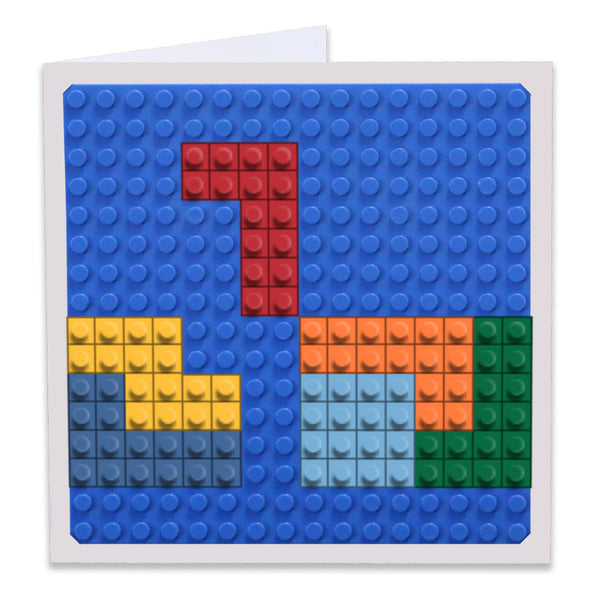 Tetris Greeting Card