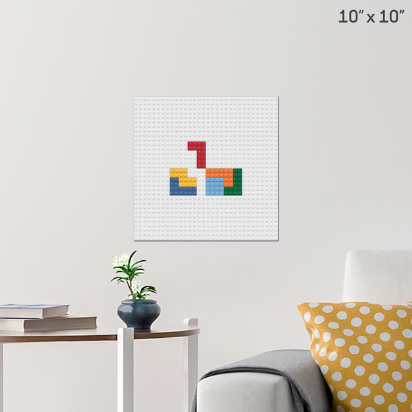 Tetris Brick Poster