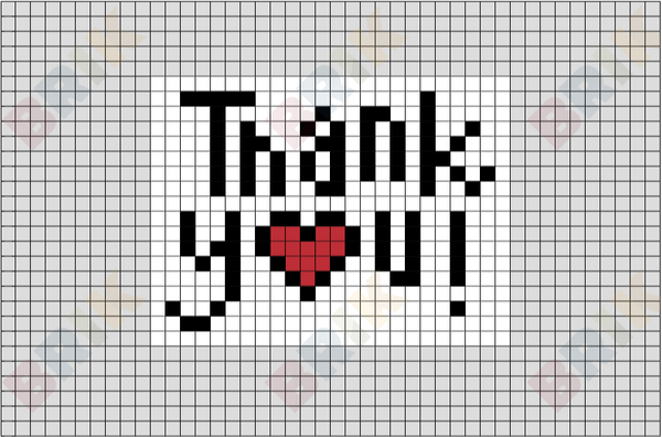 Thank You Day Pixel Art