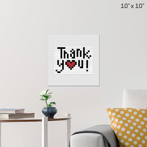 Thank You Day Brick Poster
