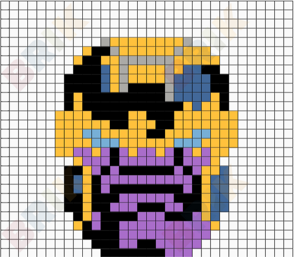 Thanos Pixel Art