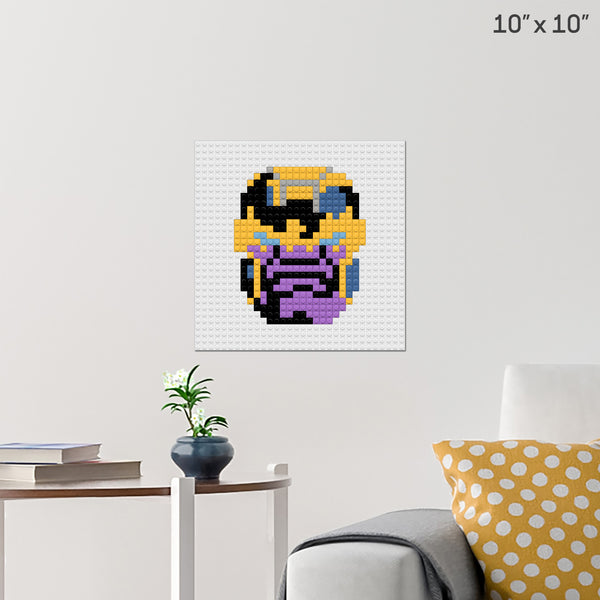 Thanos Brick Poster