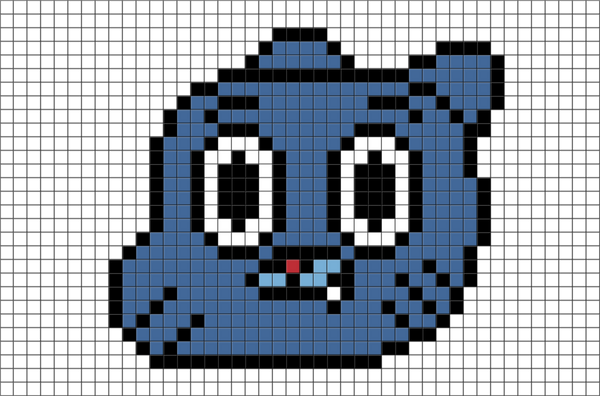 The Amazing World of Gumball Pixel Art