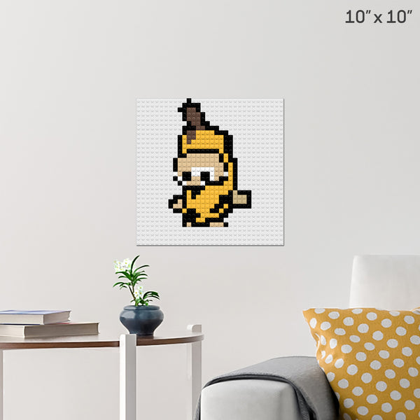 The banana cat Brick Poster