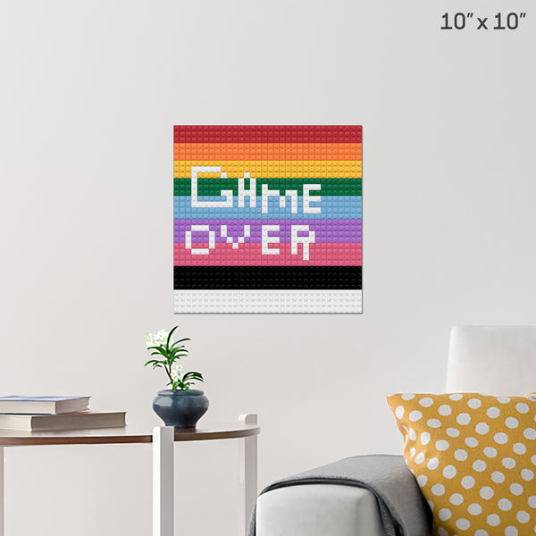 the color Brick Poster