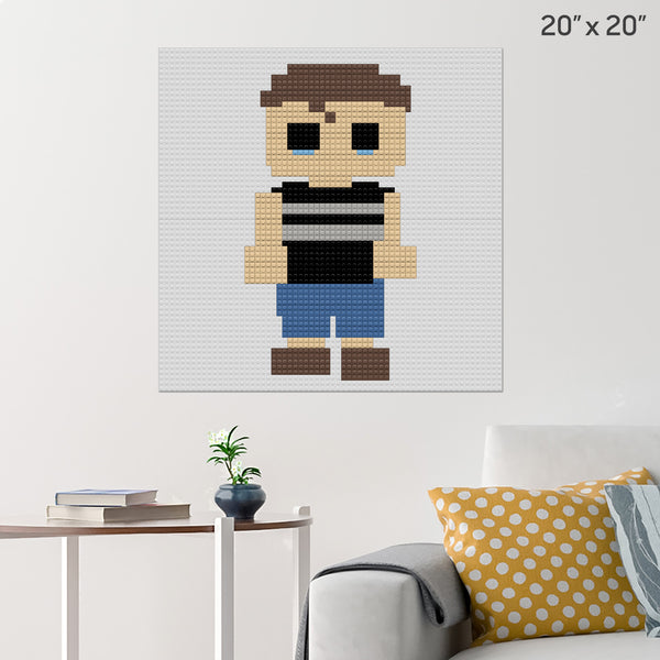 The Crying child Brick Poster