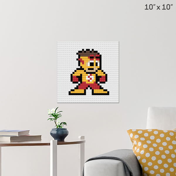The Flash Brick Poster