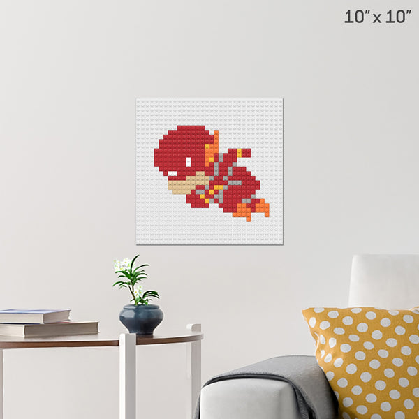 The Flash Brick Poster