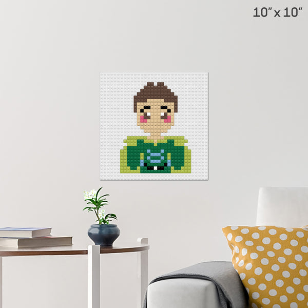 The Frog Prince Princess Tiana Prince Naveen Brick Poster