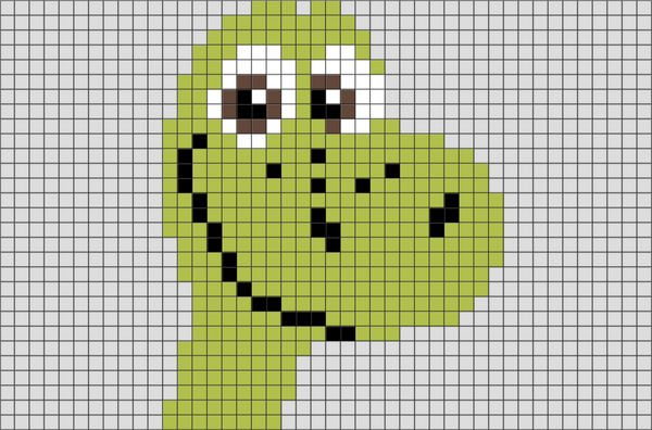 The Good Dinosaur Arlo Pixel Art