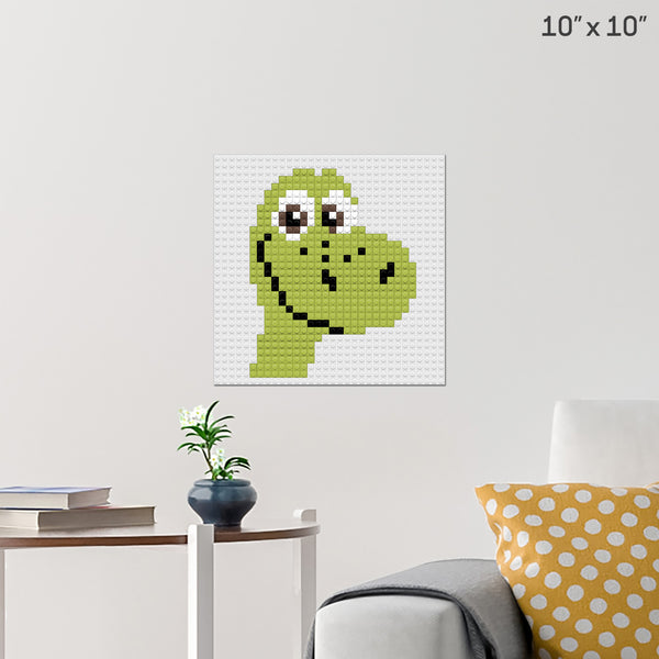 The Good Dinosaur Arlo Brick Poster
