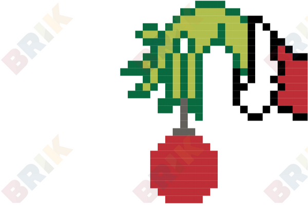 The Grinch Pixel Art