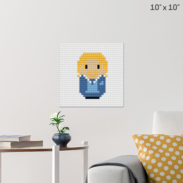 The Hunger Games Haymitch Brick Poster