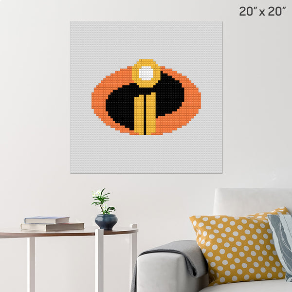 The Incredibles Brick Poster