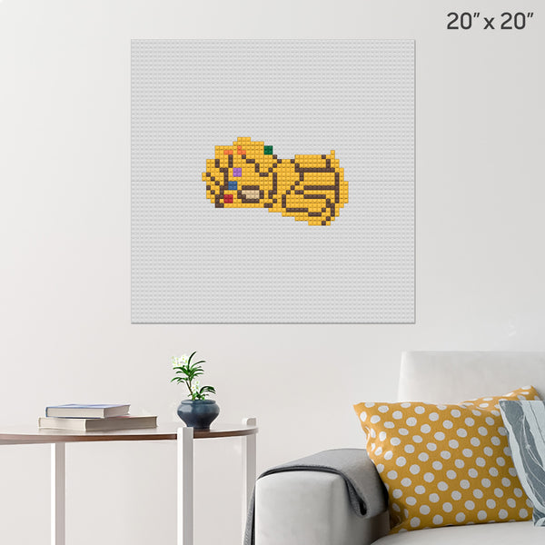 The Infinity Gauntlet Brick Poster