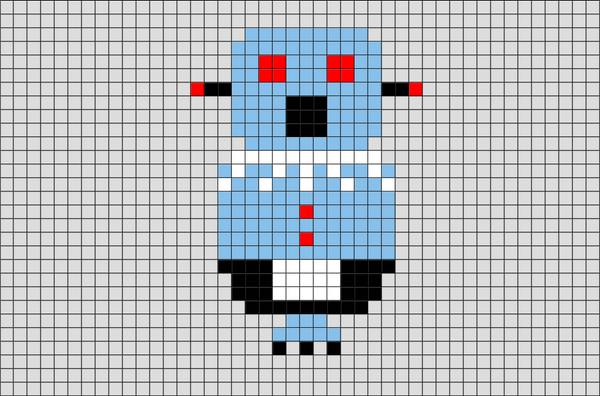 The Jetsons Rosie Pixel Art
