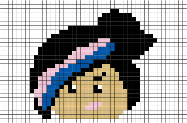 The Lego Movie Wyldstyle Pixel Art