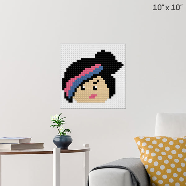 The  Movie Wyldstyle Brick Poster