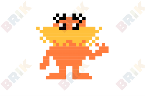 The Lorax Pixel Art
