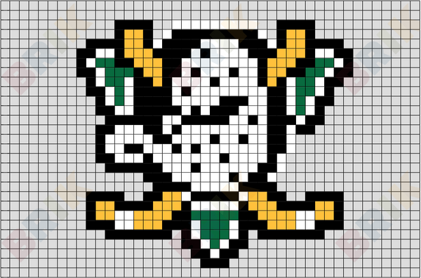 The Mighty Ducks Pixel Art