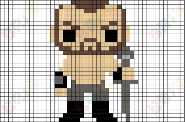 The Mountain Pixel Art