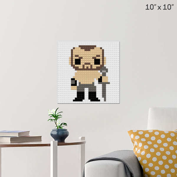 The Mountain Brick Poster