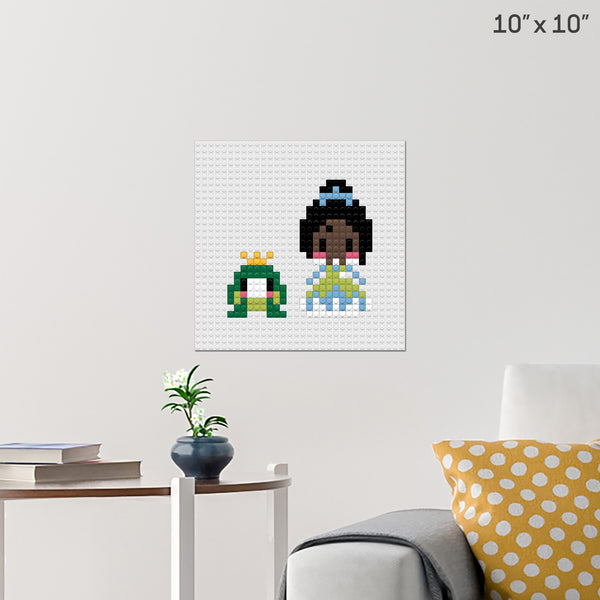 The Princess and the Frog Brick Poster