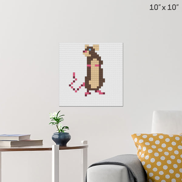 the rat Brick Poster
